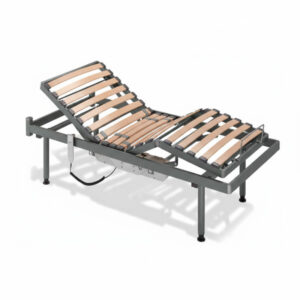 Calvarro - Cama articulada con patas - gris